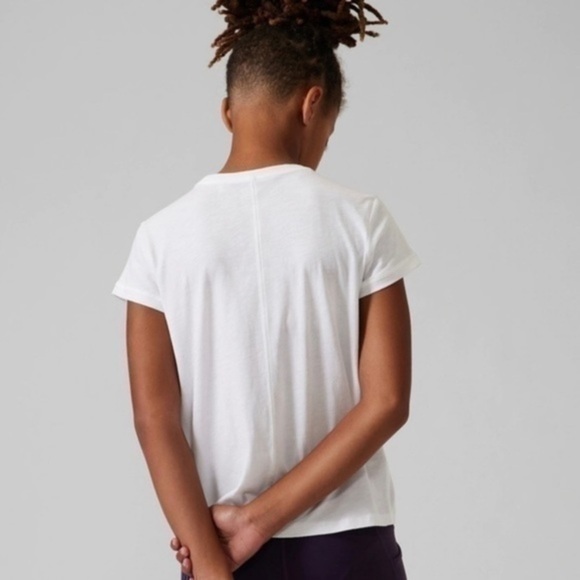 NWT. ATHLETA Girls’ Graphic Artist Tee - Picture 2 of 5